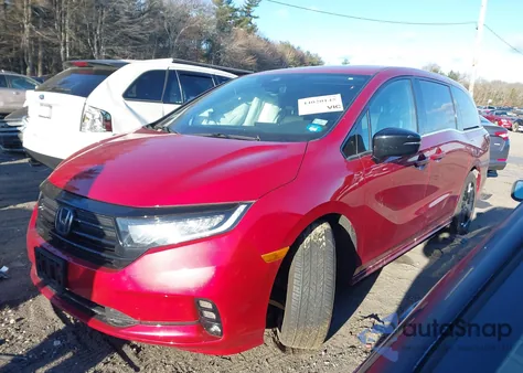 2024 Honda Odyssey Sport from USA, damaged, VIN 5FNRL6H75RB017913